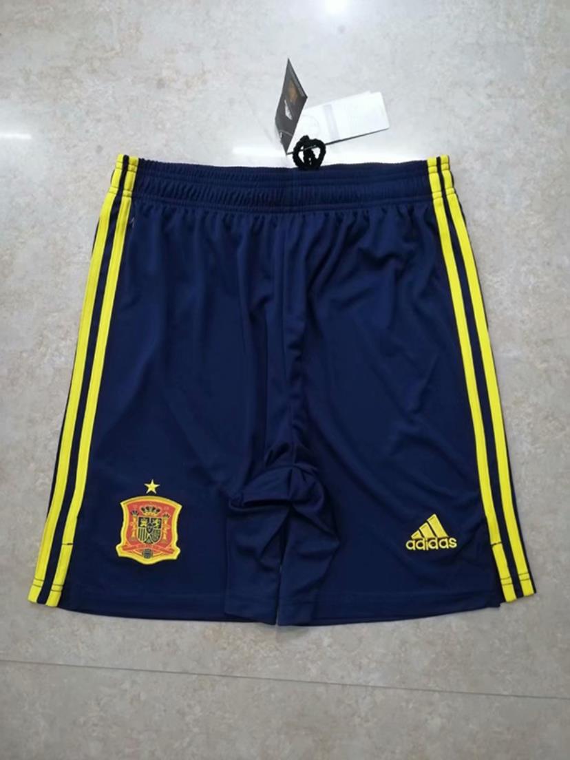 AAA Quality Spain 2020 European Cup Home Soccer Shorts